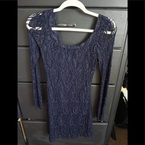 Navy blue dress